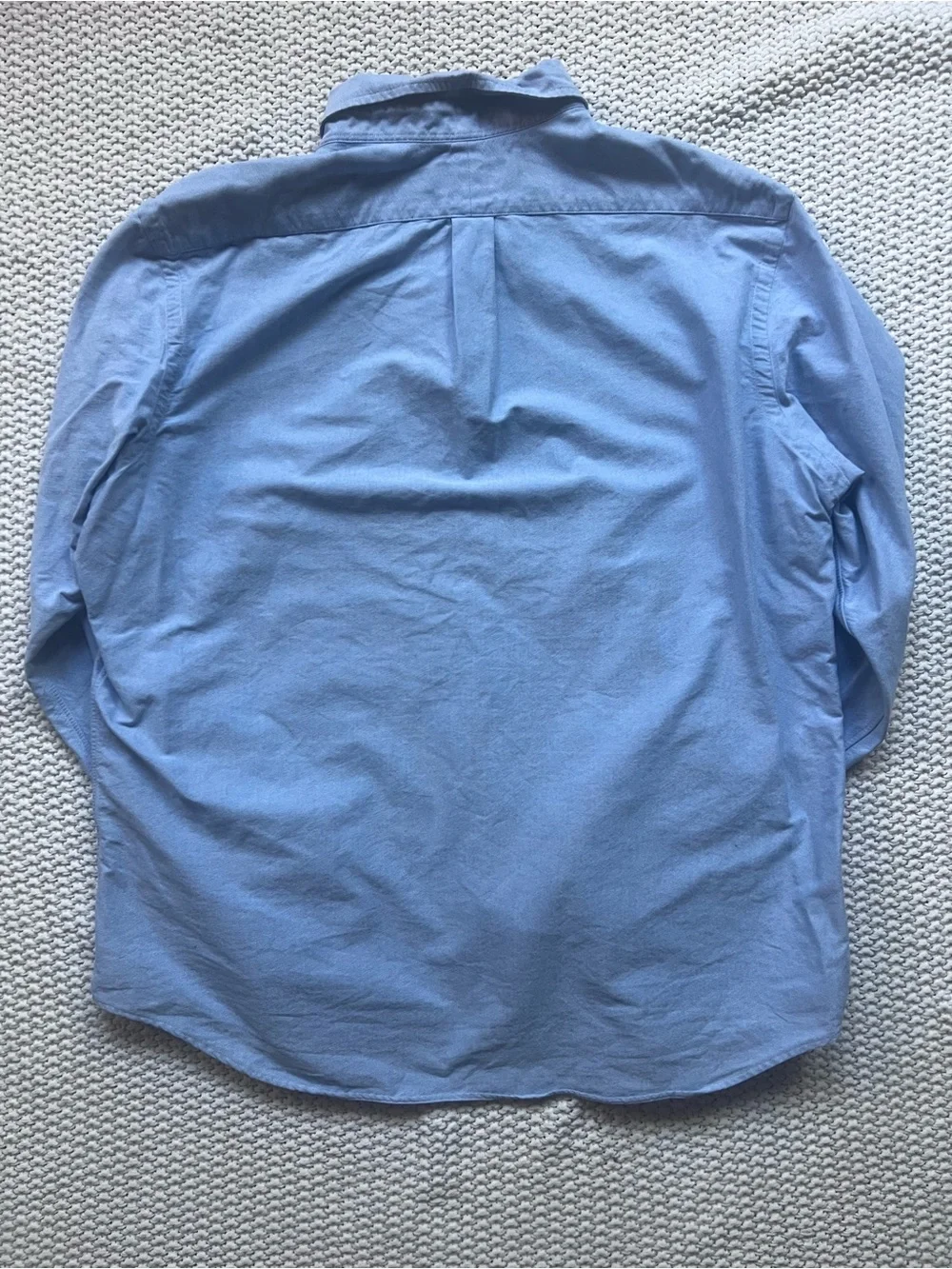 Polo Ralph Lauren Mens Blue Oxford Button Down Shirt Long Sleeve Classic Sz XXL - Picture 4 of 5